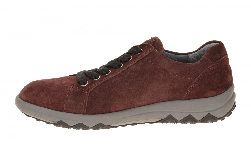 Waldläufer Teresa Schuhe rot bordo H-Weite Velour 961001