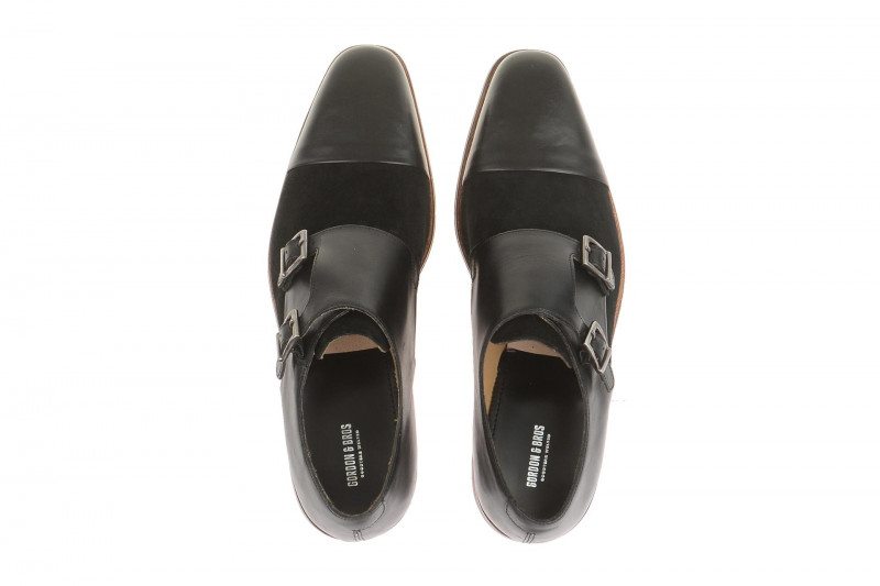 Gordon & Bros Schuhe schwarz Double Monk Lucquin 4924-I