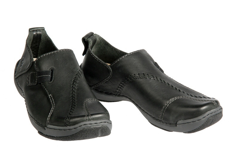 Clarks Natural Foot Schuhe schwarz Slipper