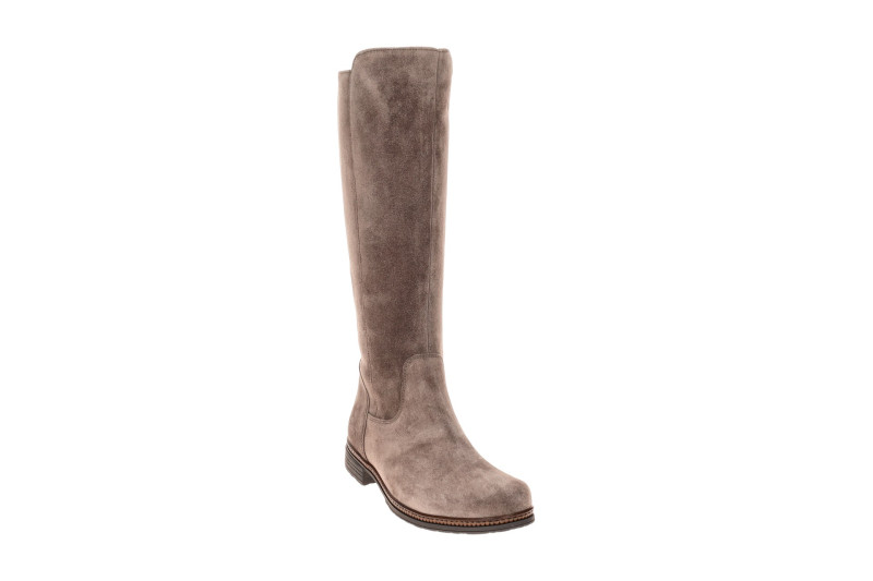 Gabor Schaft Stiefel grau Schaftweite M Velour 8023.04.004