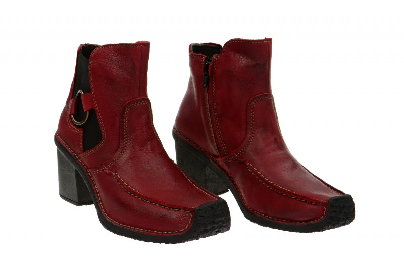 camel active Soho Heel Stiefelette - rot - 808.71.03