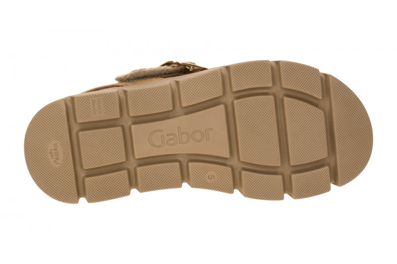 Gabor Plateau Sandale braun walnut Ziernaht 84.751.14