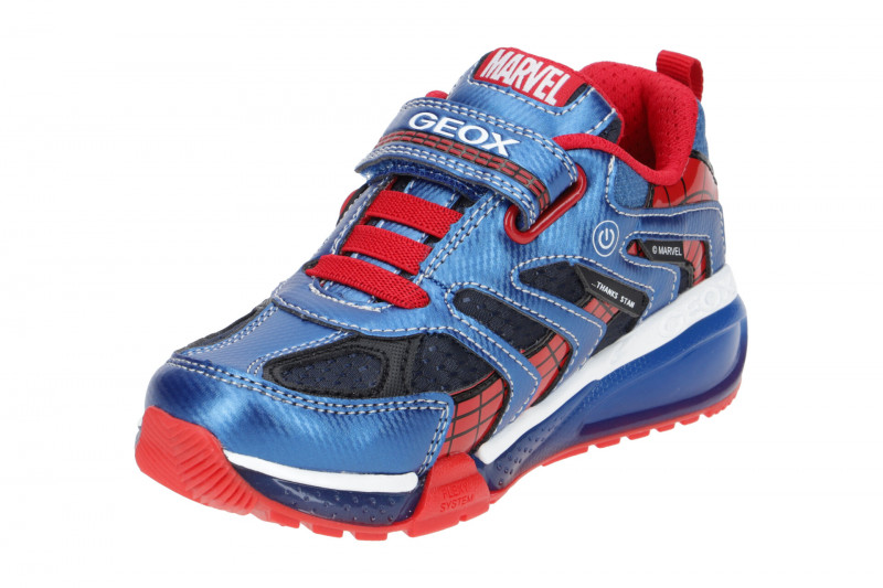 Geox BAYONYC Kinder Schuhe blau Spider-Man J269YC