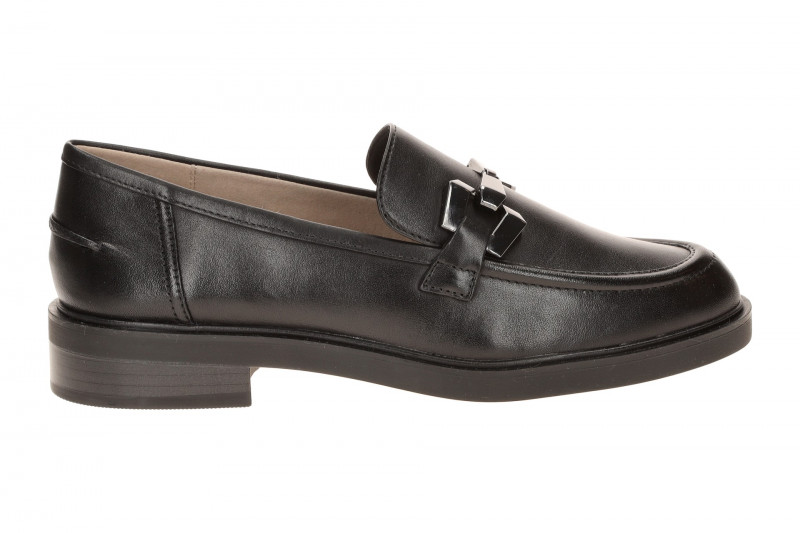 Caprice Schuhe Slipper schwarz Loafer Nappa 24200