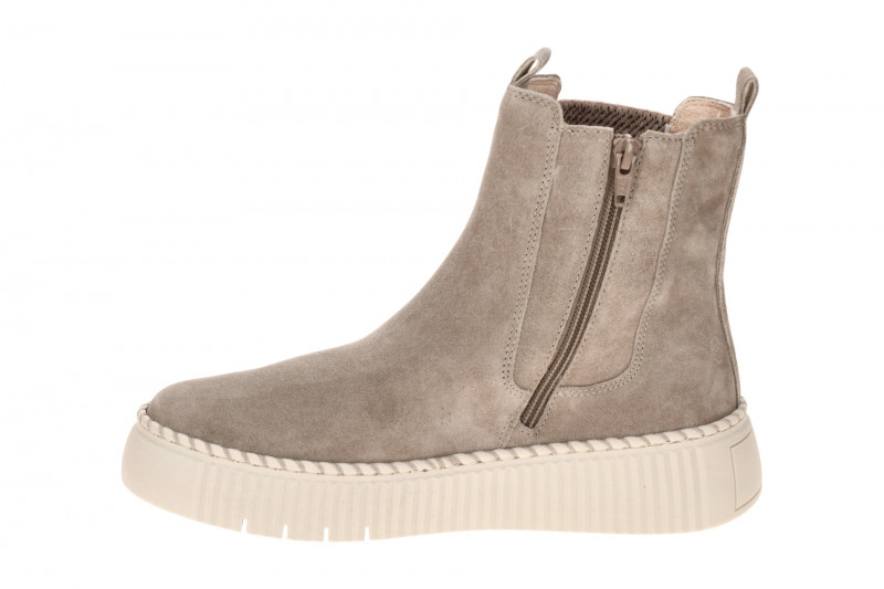Gabor Stiefel beige kiesel Velour Plateau Boots 8014.01.008