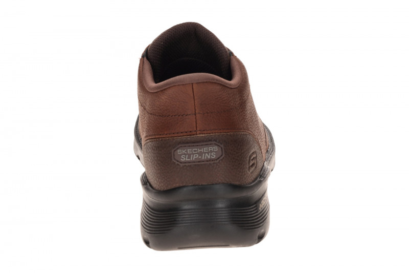 Skechers Arch Fit Herren Mid Schuhe Slipper braun Slip Ins 205514