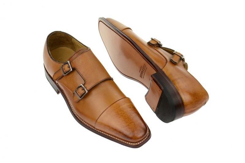 Gordon & Bros Schuhe braun tan Double-Monk Lucquin 4924