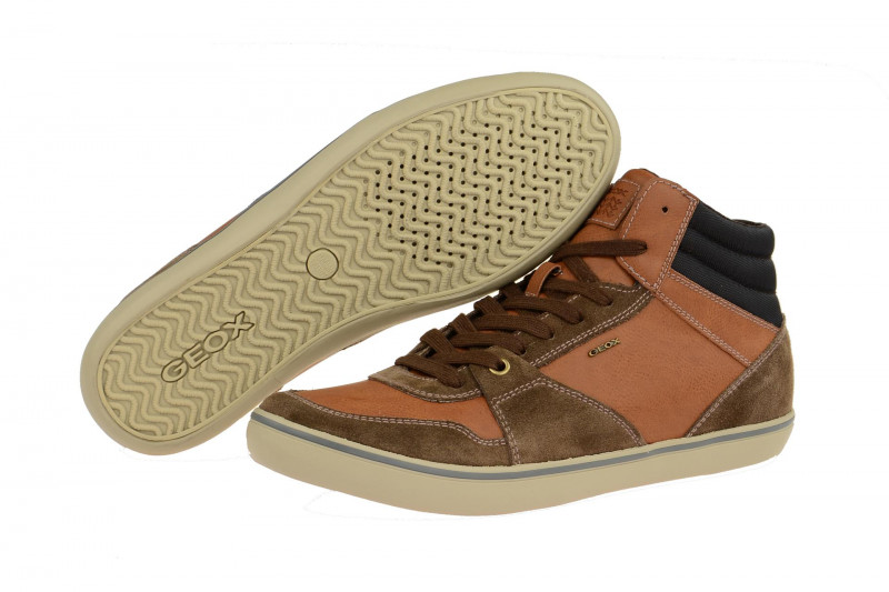 Geox BOX Sneaker Boots braun U74R3J 022ME C6Z6G