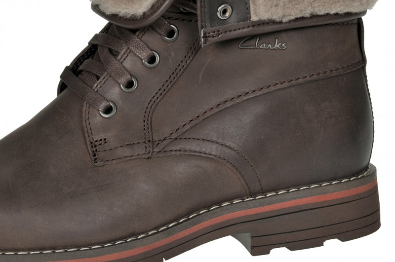 Clarks Naylor Top Stiefelette in dunkelbraun 20356530