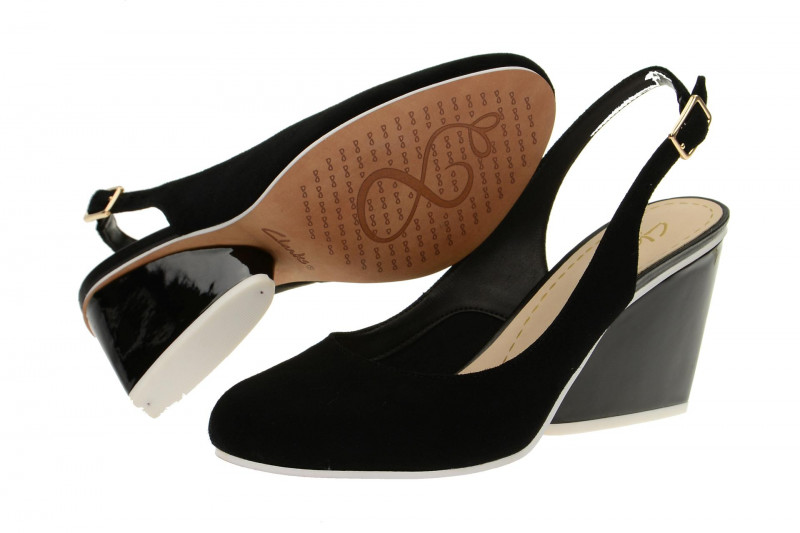 Clarks Demerara Sugar Damenschuhe schwarz