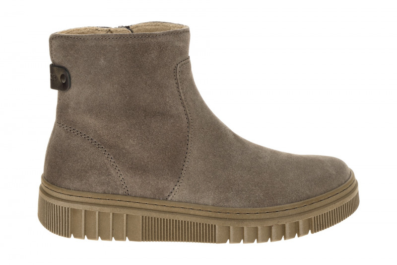Gabor Stiefelette grau taupe Zip Boots Velour 8008.02.006