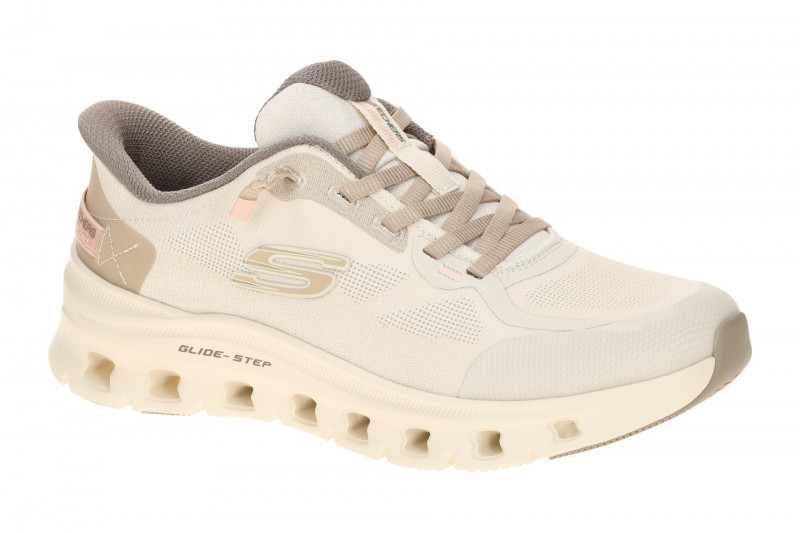 Skechers Glide Step Schuhe beige Damen SLIP INS 150428