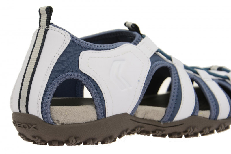 Geox Strel Sandale weiß blau D7125U 05415 C1260