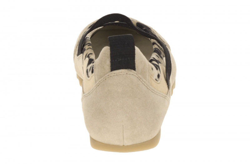 Paul Green Slipper Mary Jane beige schwarz gefleckt 1191