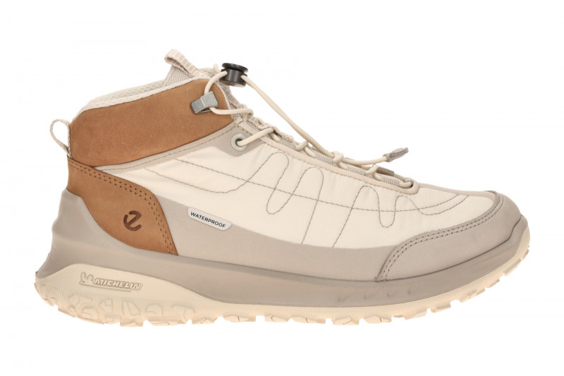 Ecco Ult-Trn Schuhe Damen Mid Sneaker beige Waterproof 824383