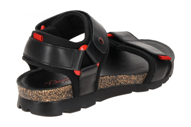 Panama Jack Seth C1 Herren Sandale schwarz rot