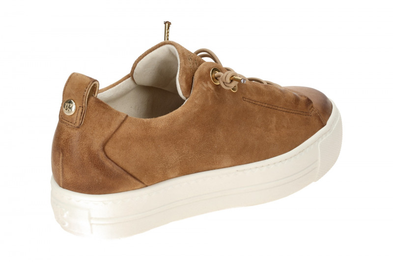Paul Green Sneaker Plateau Schuhe braun sisal 5017