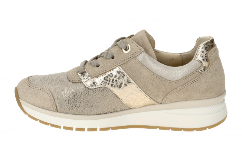 Gabor comfort Sneaker Schuhe beige gold K-Weite 66.306.62