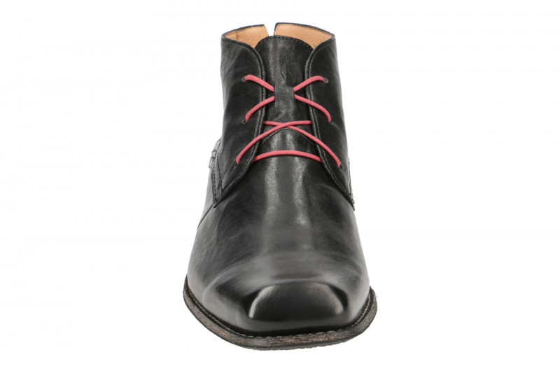 Think Guru Herren Stiefelette schwarz rot