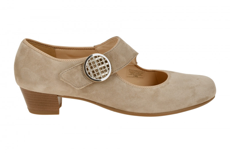 ARA Catania Schuhe Spangenpumps taupe sand 12-63630