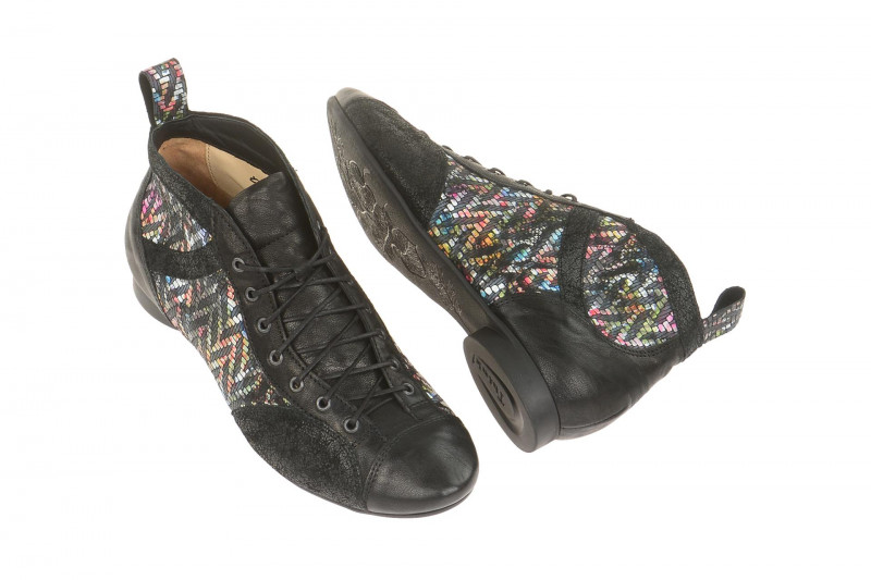 Think Guad Stiefelette schwarz kombi 7-87732-03