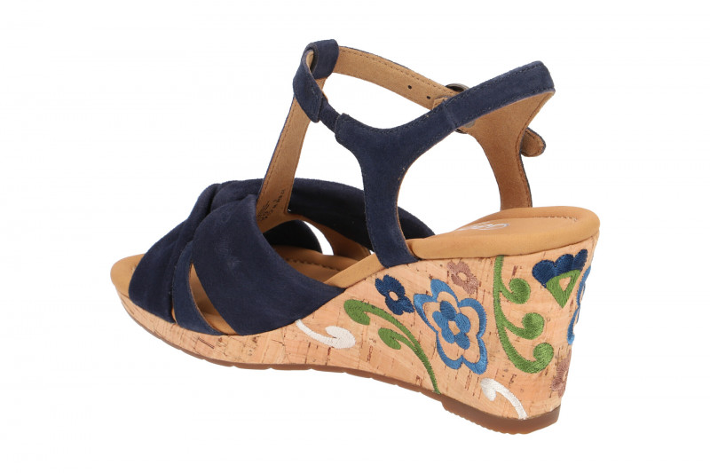 Gabor Keil Sandalen blau Kork 22.828.36