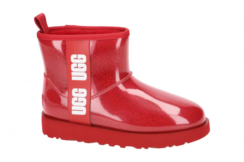 UGG Classic Clear Mini Stiefelrot rot samba-red