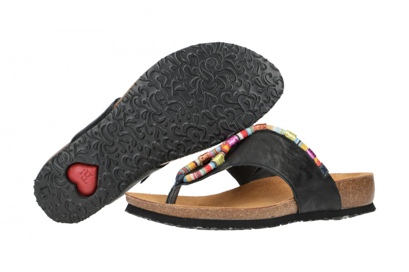 Think Julia Pantolette schwarz kombi 211