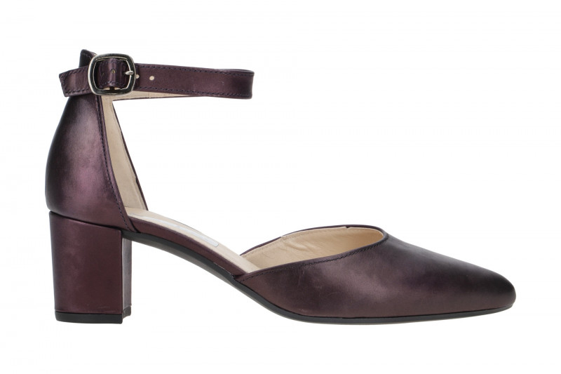 Gabor Riemchen Pumps lila prugna metallic 31.340.63