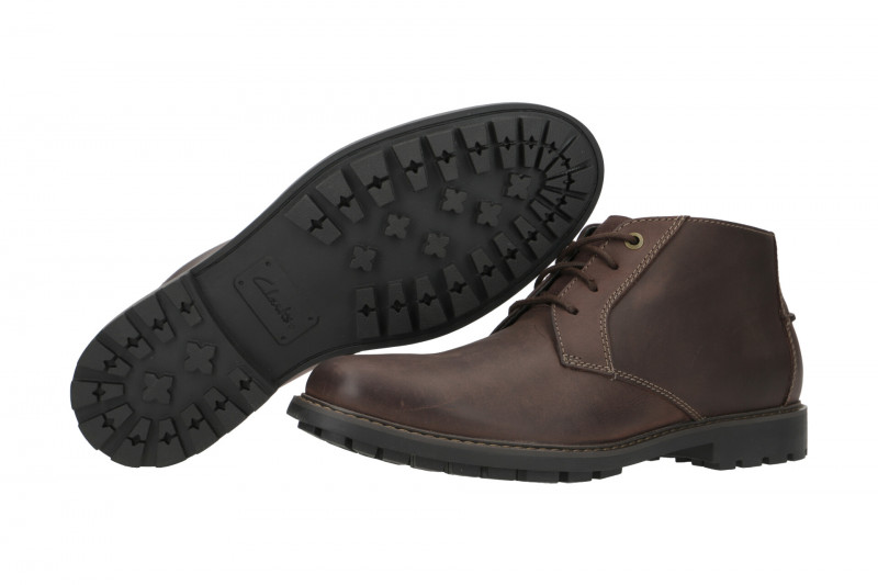 Clarks Curington Over Stiefelette dunkelbraun