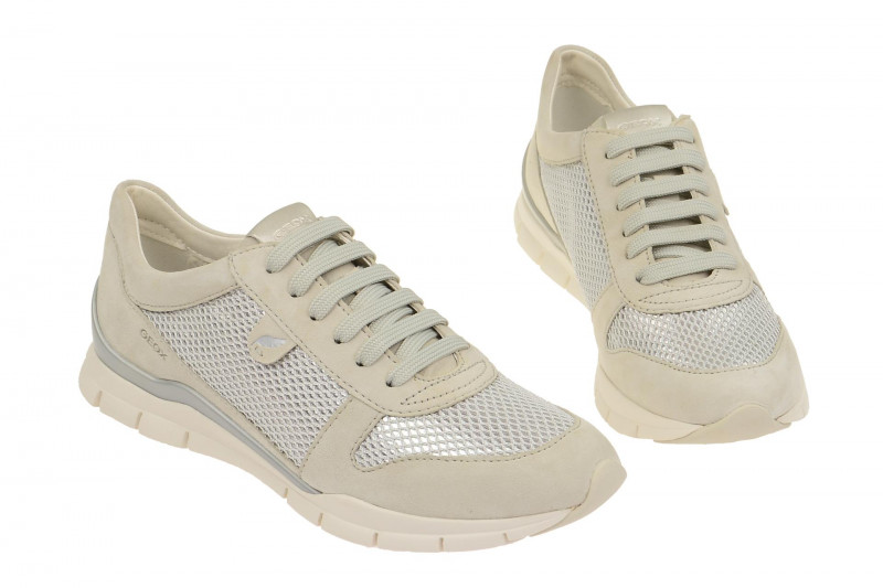 Geox Sukie Schuhe grau silber D52F2A