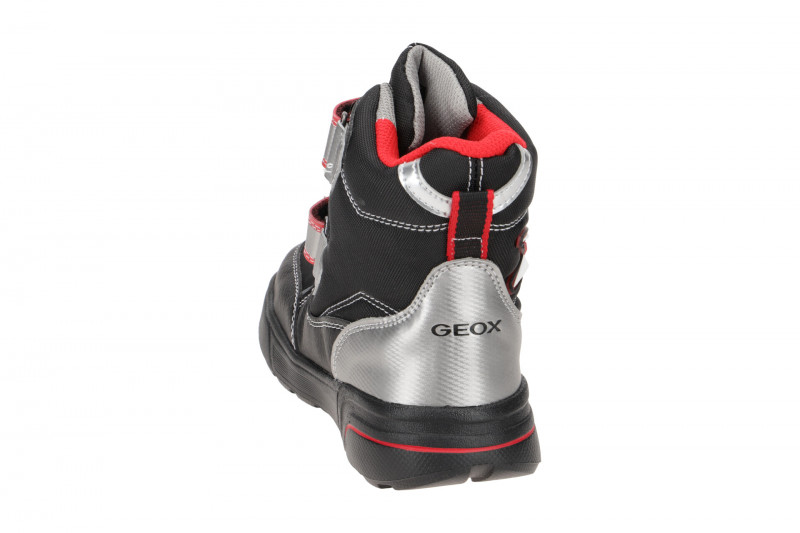Geox Sveggen Kinder Stiefel schwarz rot Warmfutter J267UC