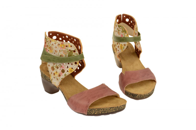 Think Traudi Sandalen braun grün effekt