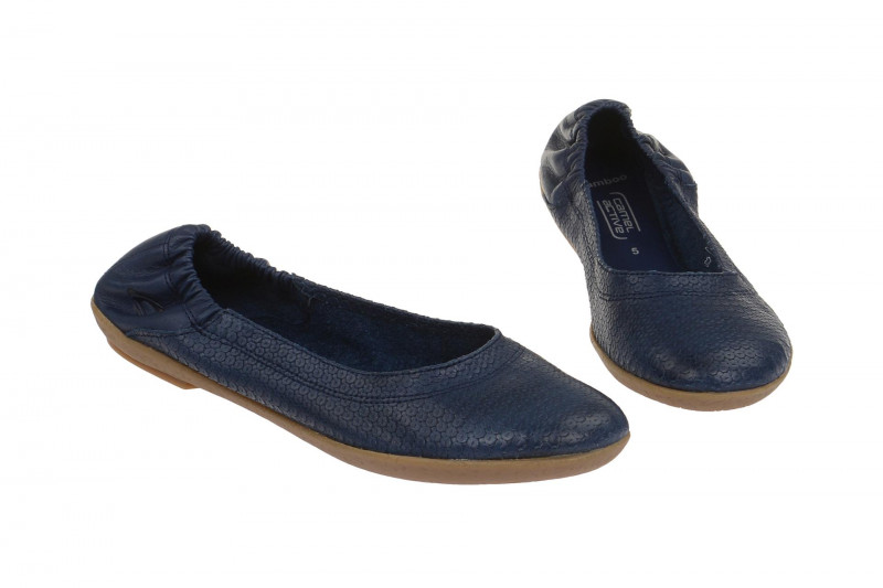 camel active Ballerinas Bamboo blau 800.70.11