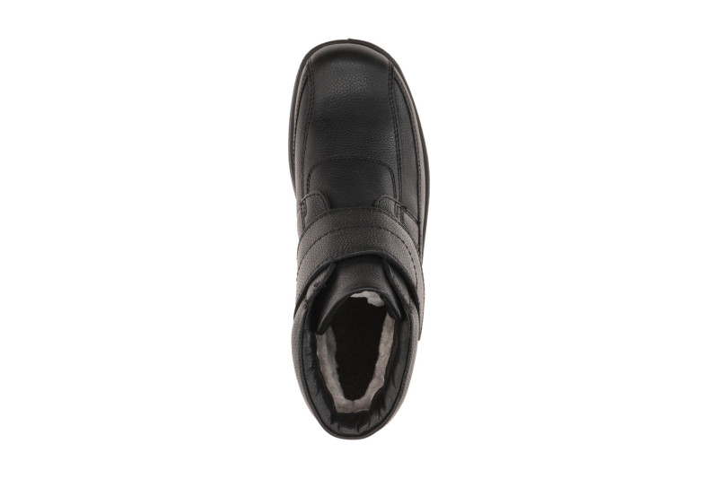 JOMOS Warmfutter Stiefelette schwarz H-Weite Klett 406501