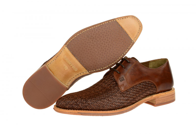 Gordon Bros Schuhe Lorenzo braun flecht S160746