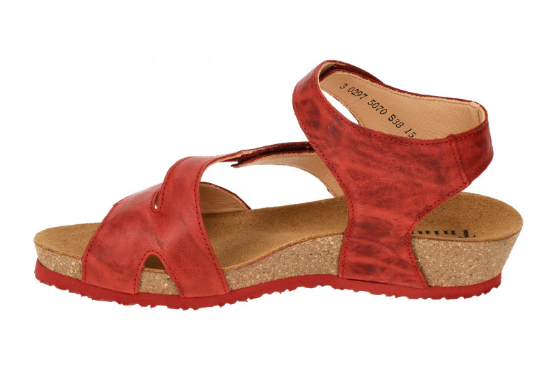 Think Dumia Damen Sandale rot fire 297