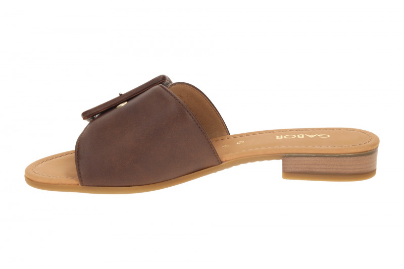 Gabor elegante Pantolette braun Glattleder 82.791.53