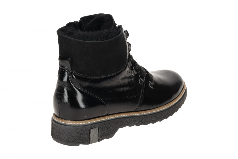 Waldläufer Hitomi Winter Stiefel Boots schwarz H-Weite Lack
