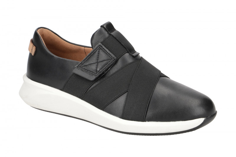 Clarks Un Rio Schuhe schwarz Damen Slipper