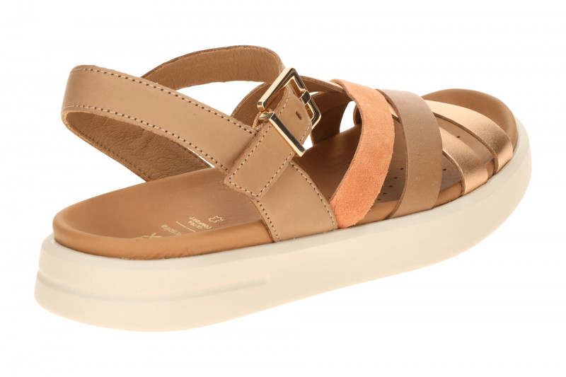 Geox Xand Sandalen braun kupfer metallic D35PAB