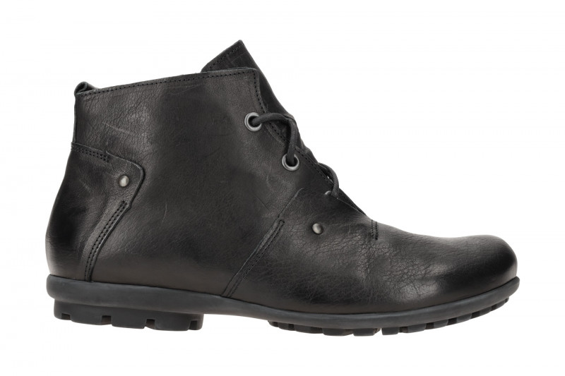 Think Kong Stiefelette schwarz Nappa Lammfell