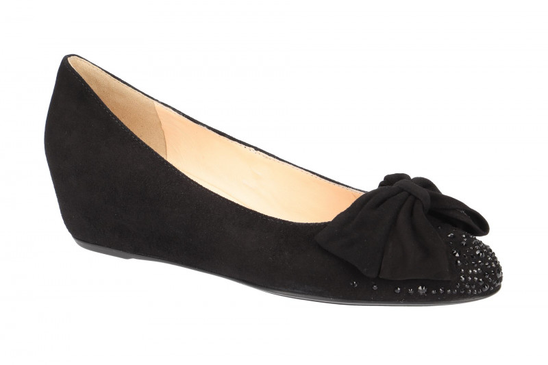 Högl Keil Pumps schwarz Swarovski Crystals