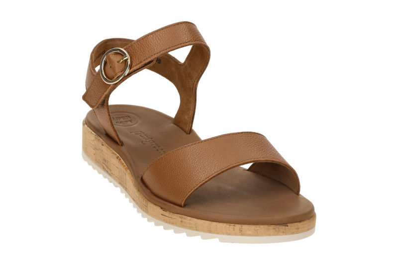 Paul Green Sandale braun cognac Klett 7134