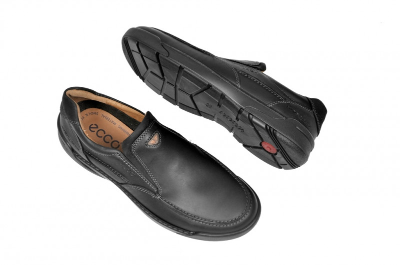 Ecco Dason Slipper schwarz