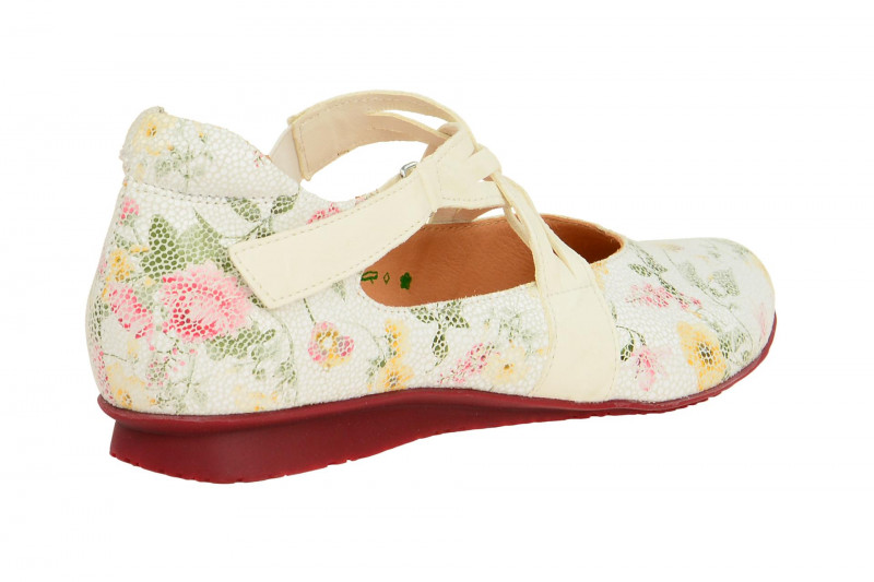 Think Chilli Schuhe weiß effekt Blumen