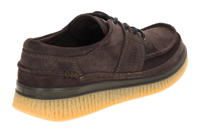Ecco Walker Schuhe braun mocca Velour Mokassin 571104