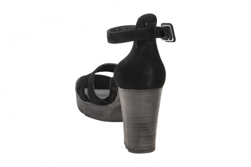 Paul Green Plateau Riemchen Sandalette schwarz 7930