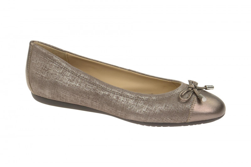Geox Respira Lola A Slipper in grau metallic Ballerinas