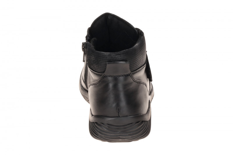 Waldläufer Roya Stiefelette schwarz Klett K-Weite